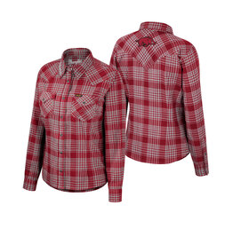 Wrangler Razorback Wrangler Womens Plaid L/S Western Snap Shirt