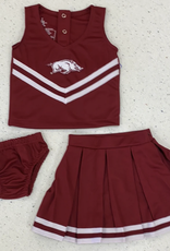 Creative Knitwear Arkansas Cheerleader Dress/Bloomer-3 Piece