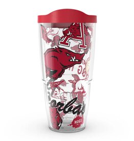 Tervis Razorbacks - All Over Wrap with Travel Lid