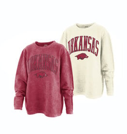 Arkansas Women's Comfy Corded Crew