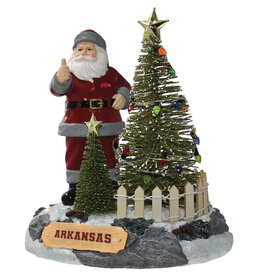 The Memory Company Santa Figurine w/ LED Tree