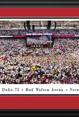 Blakeway Panorama Arkansas Vs Duke Bud Walton Arena Basketball Court Storming Panorama Print