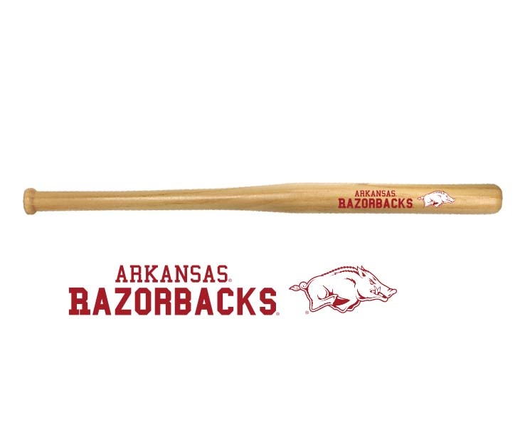 Jenkins Razorback 18" Wooden Bat Baseball With Hog