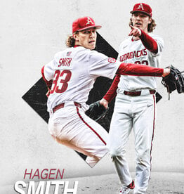 Razorback Baseball Hagen Smith 18"X24" Poster