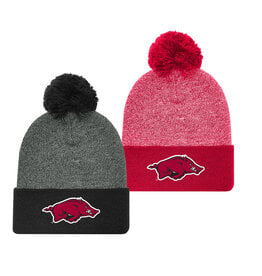 L2-League / Legacy Razorback Adult Cuff Beanie with Pom