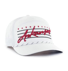 '47 Brand RAZORBACKS WHITE DOWNBURST 47 Hitch Hat
