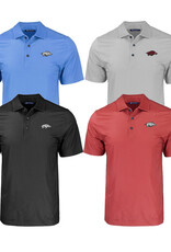 Cutter & Buck Razorback Pike Eco Tonal Geo Print Stretch Recycled Mens Polo