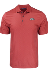 Cutter & Buck Razorback Pike Eco Tonal Geo Print Stretch Recycled Mens Polo