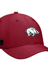 2024 Razorback Team Issue NIKE Dri-Fit Swooshflex Stretch Fit Rise Cap