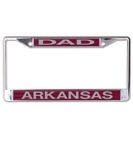 Wincraft Arkansas Dad Metal License Plate Frame