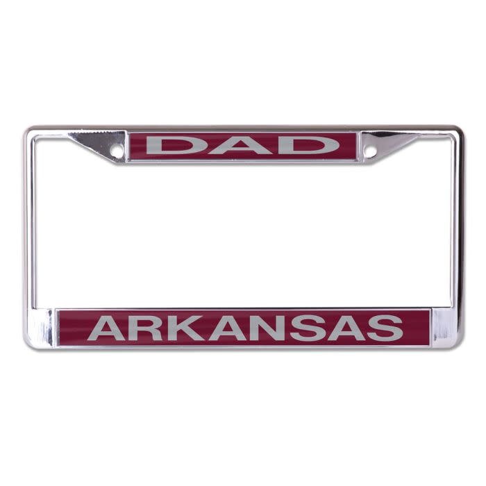 Wincraft Arkansas Dad Metal License Plate Frame
