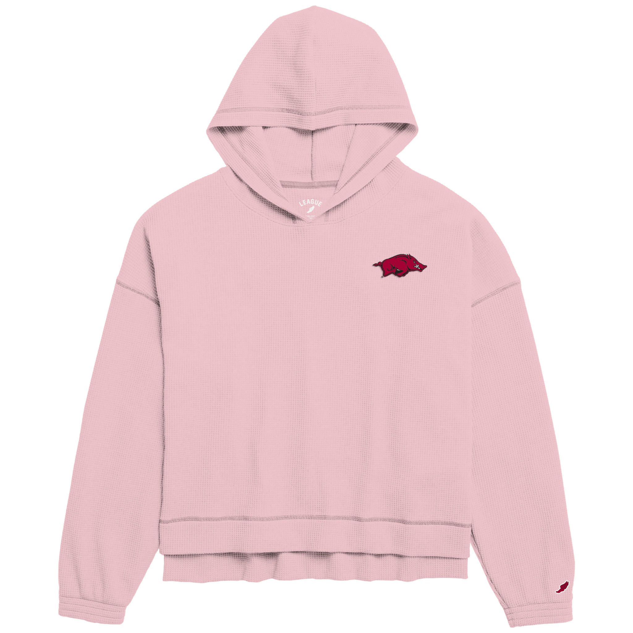 L2-League / Legacy Razorback Womens Oversized Waffle Hood