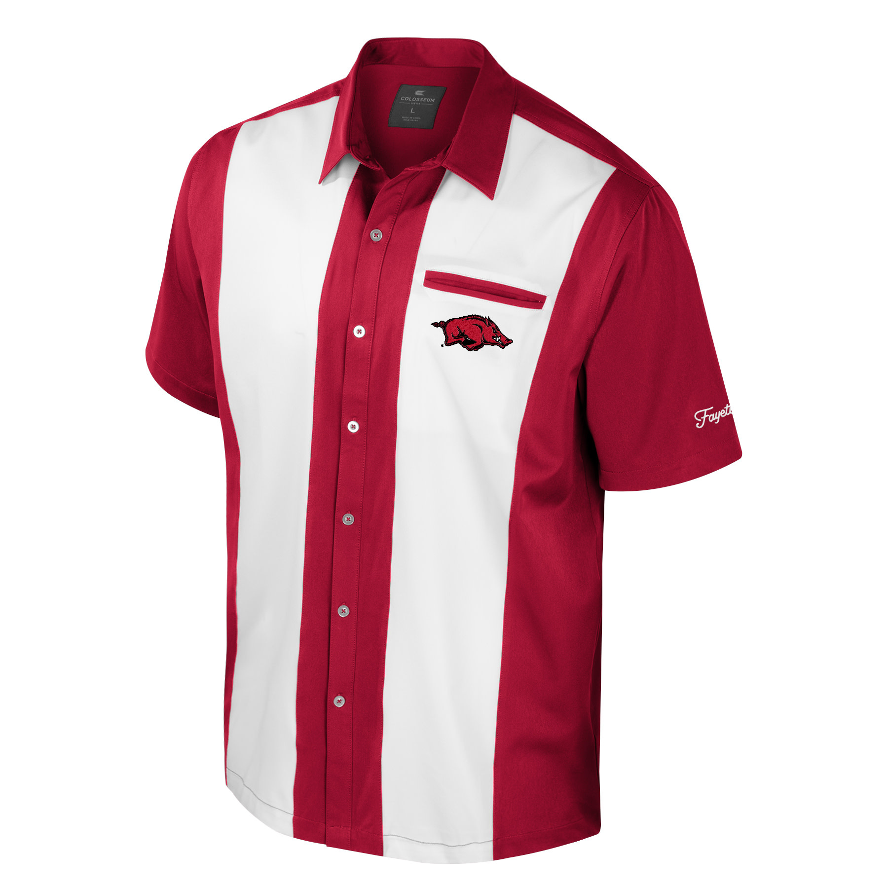 Colosseum Razorback Strike Bowling Button Up