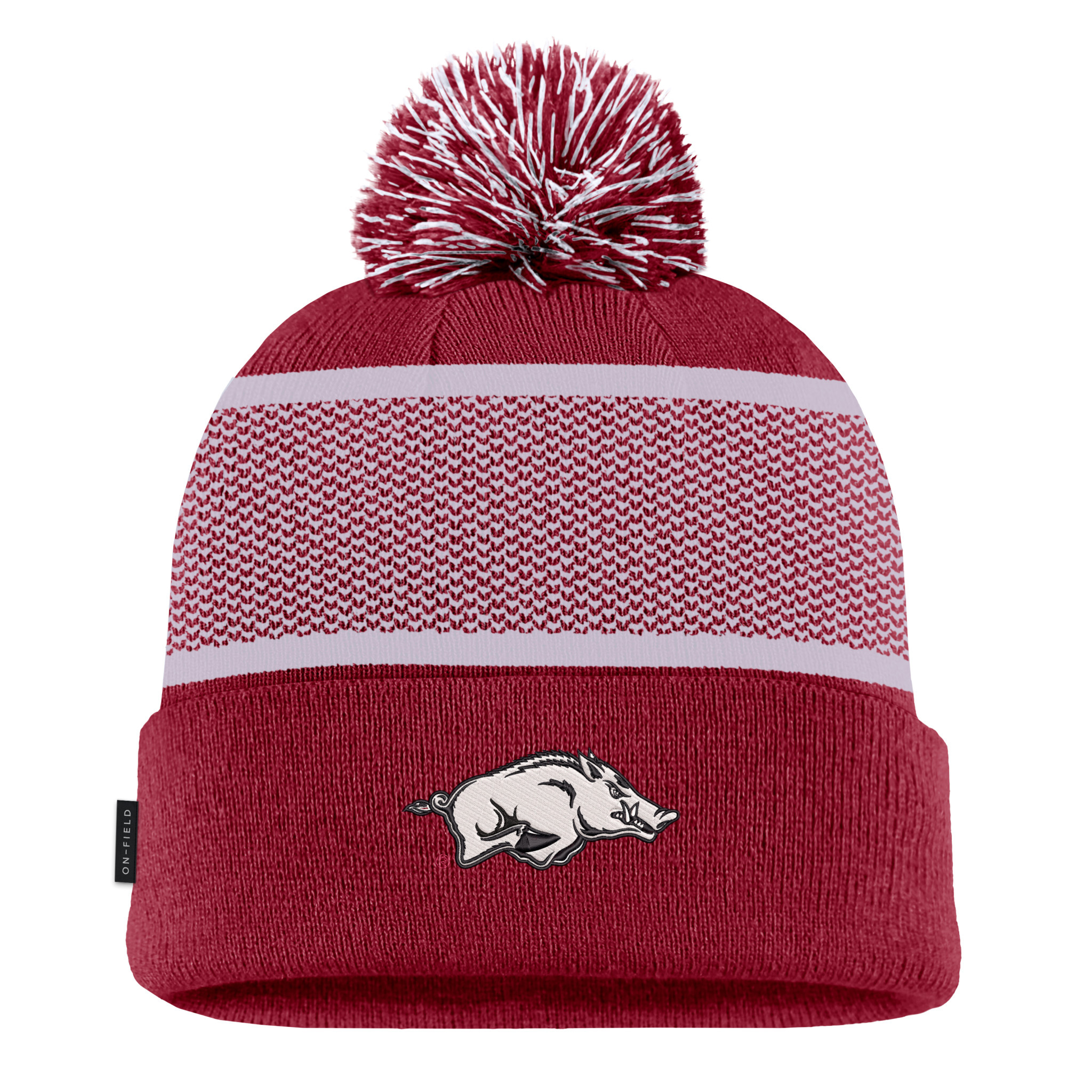 Razorback Nike Peak Beanie W. Removeable Pom