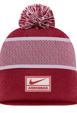 Razorback Nike Peak Beanie W. Removeable Pom