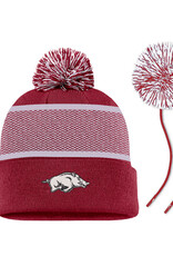 Razorback Nike Peak Beanie W. Removeable Pom