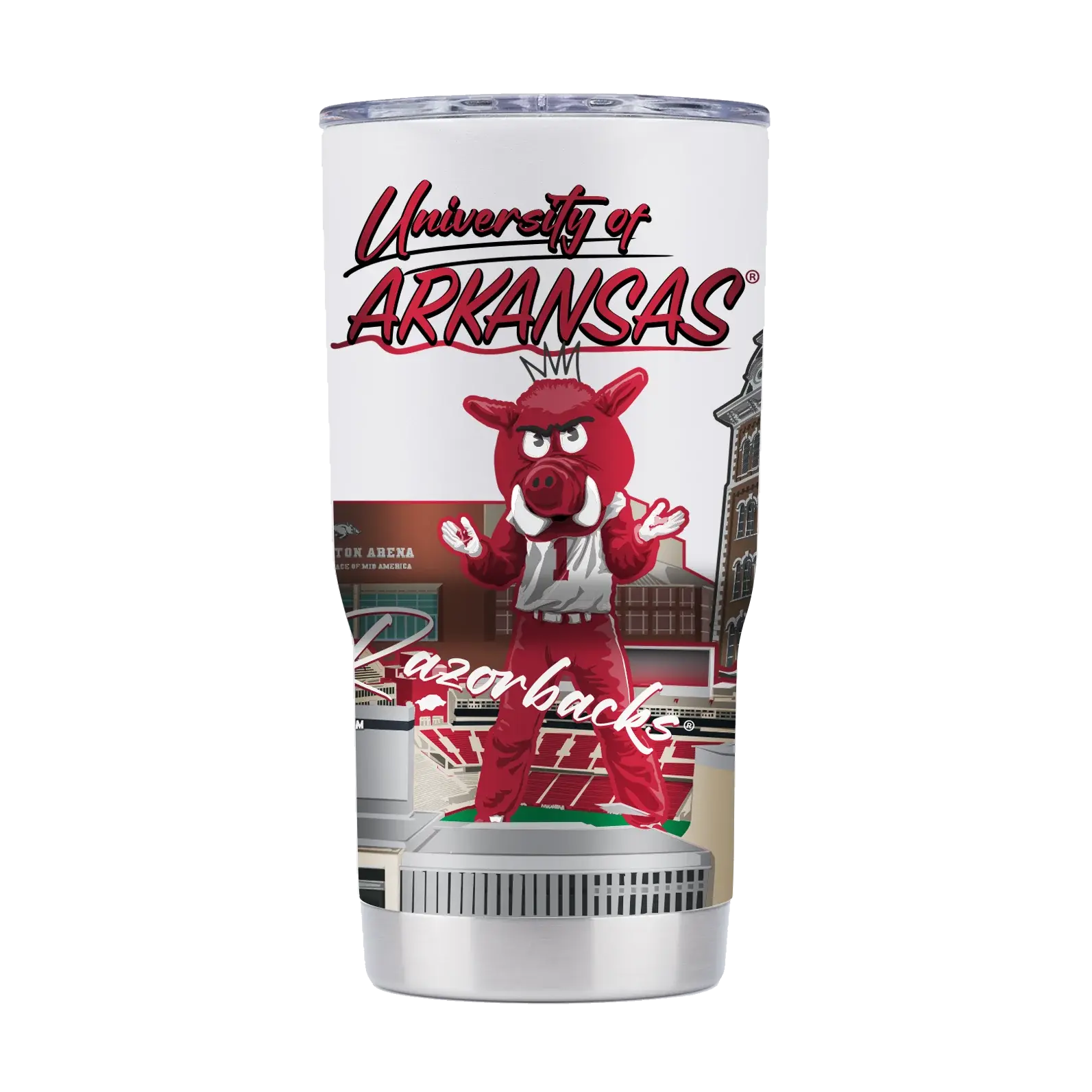 Gametime Sidekicks Razorback 20 OZ Campus Icons Tumbler Tumbler