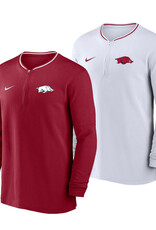 Razorback NIKE DRI-FIT Coaches Sideline Lightweight Half Zip Crew
