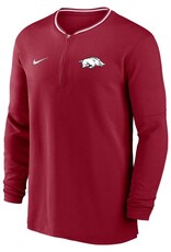 Razorback NIKE DRI-FIT Coaches Sideline Lightweight Half Zip Crew