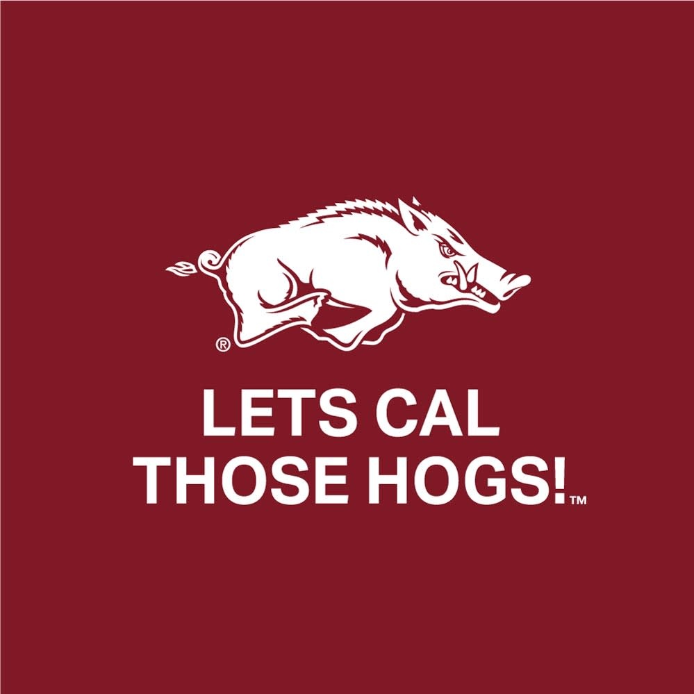 Champion Razorback Cal Those Hogs Left Chest Full Back SST