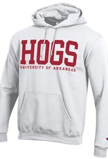 Champion Razorback Powerblend HOGS Contrasting  Versa Twill Hood