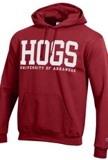 Champion Razorback Powerblend HOGS Contrasting  Versa Twill Hood