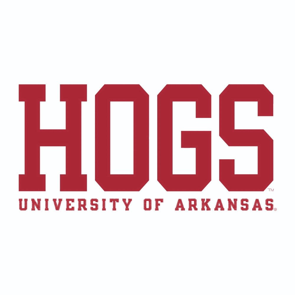 Champion Razorback Powerblend HOGS Contrasting  Versa Twill Crew
