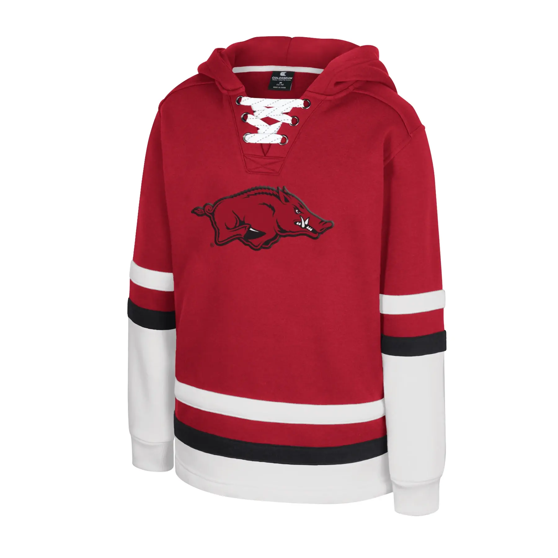 Colosseum Razorback Youth Gunstar Lace Up Hockey Hood