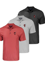 Cutter & Buck Razorback Ribby Pike Eco Tonal Geo Print Polo