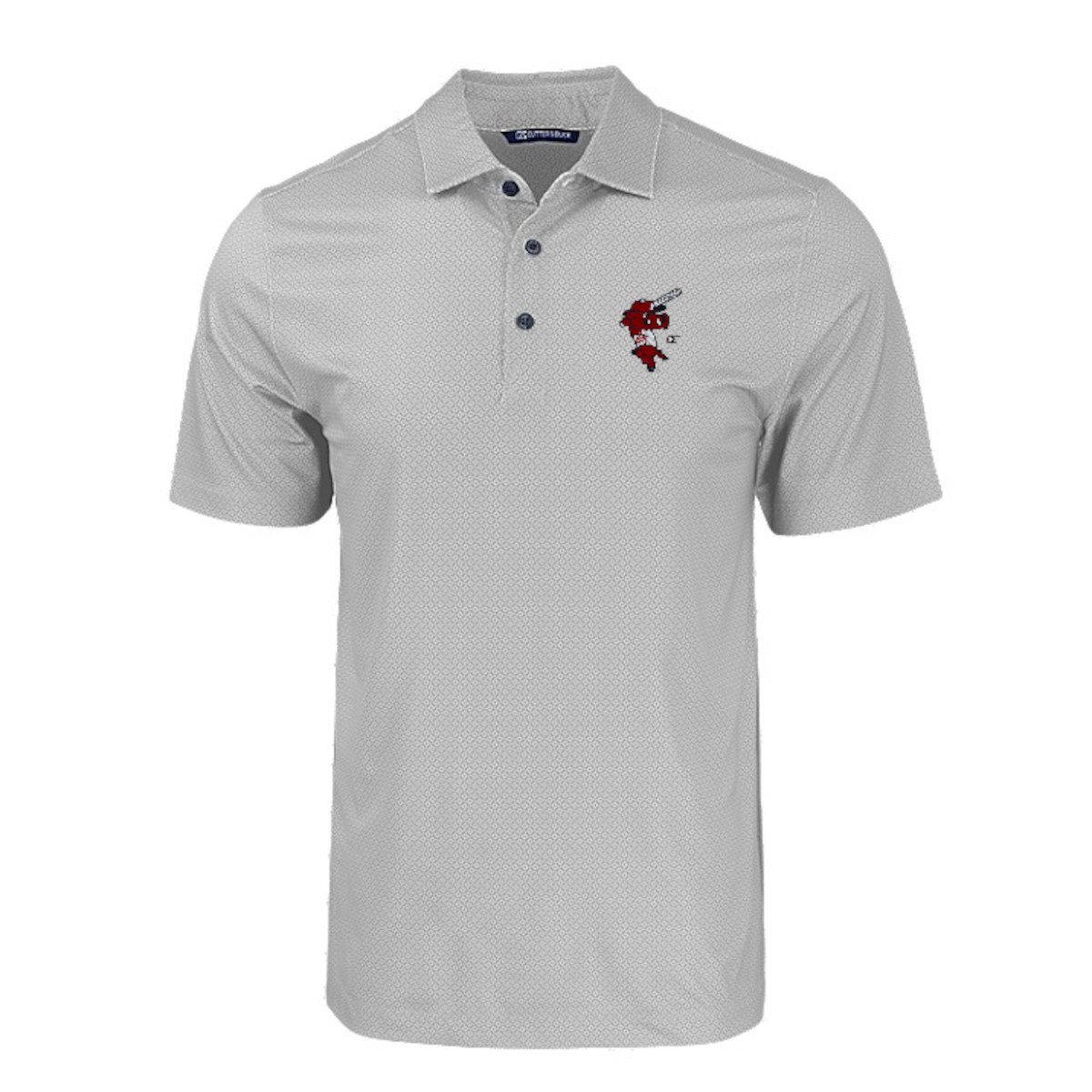 Cutter & Buck Razorback Ribby Pike Eco Tonal Geo Print Polo