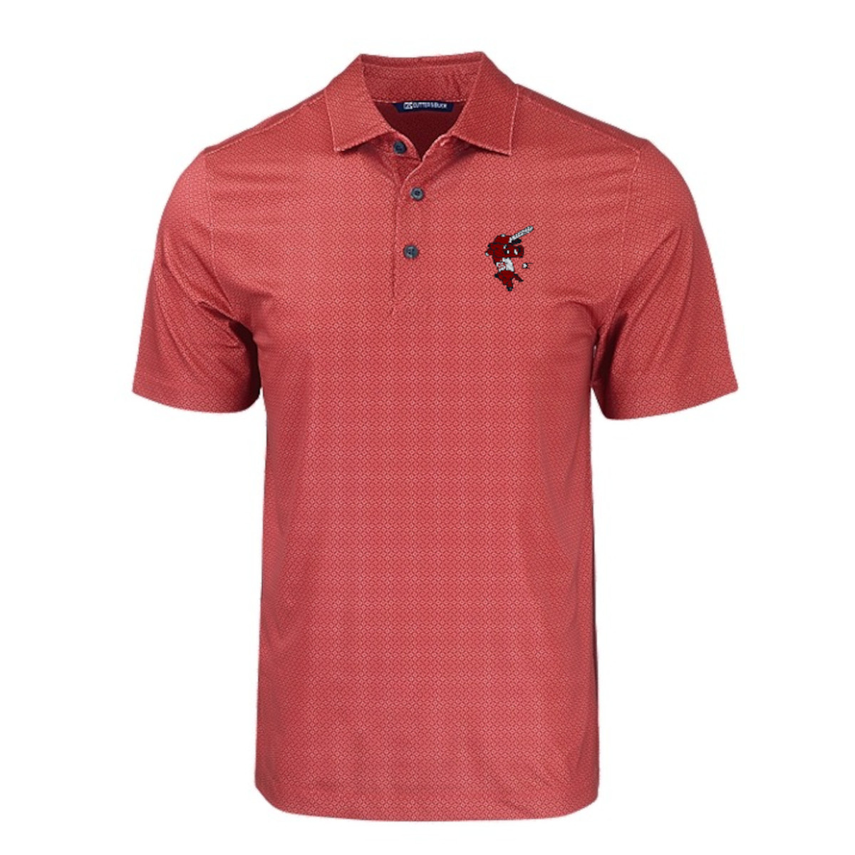 Cutter & Buck Razorback Ribby Pike Eco Tonal Geo Print Polo