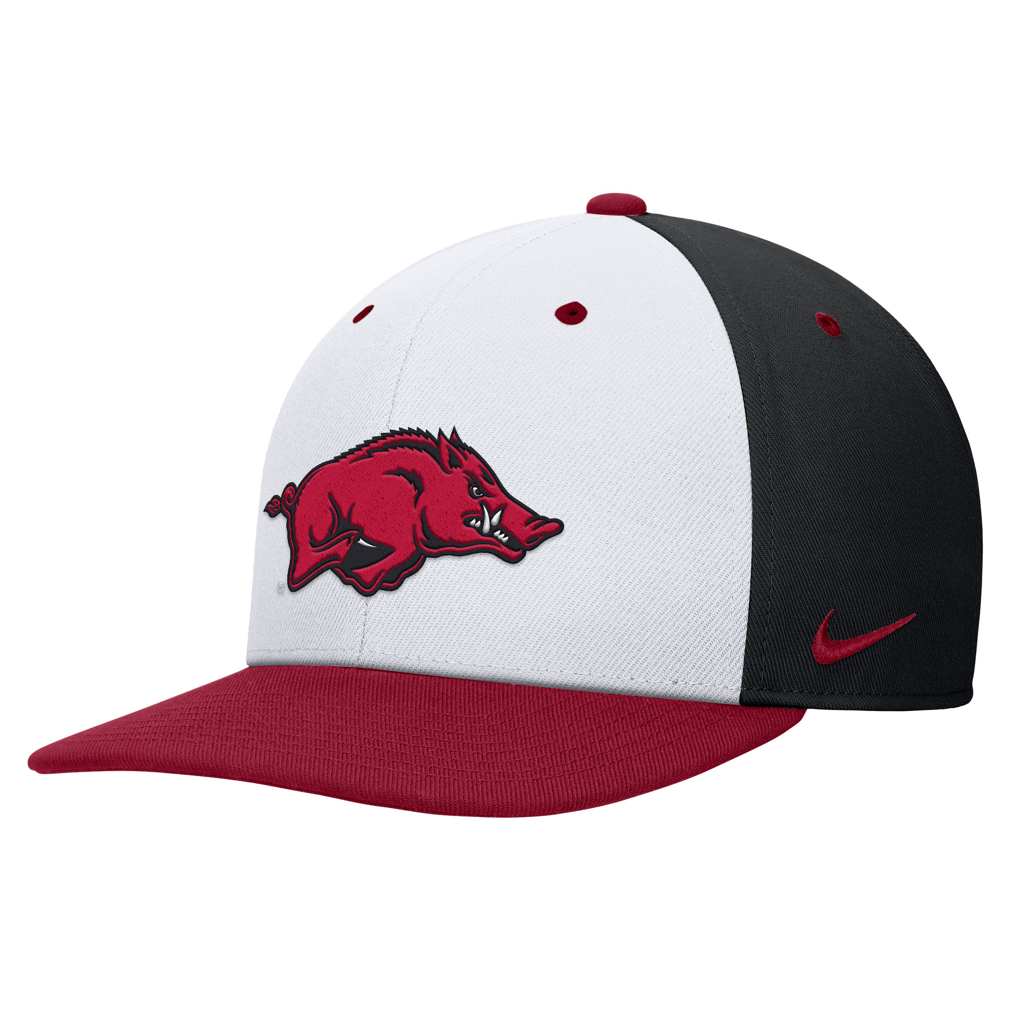 Razorback Pro Square Visor Flat Bill Dri-Fit Cap By NIKE