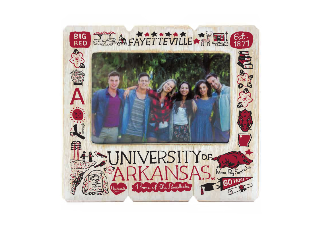 Neil Enterprises Razorback 4" x 6" Distressed Wood Frame