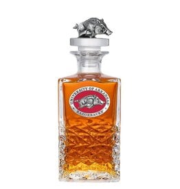 Razorback Heritage 25 Oz Decanter With 3D Stopper