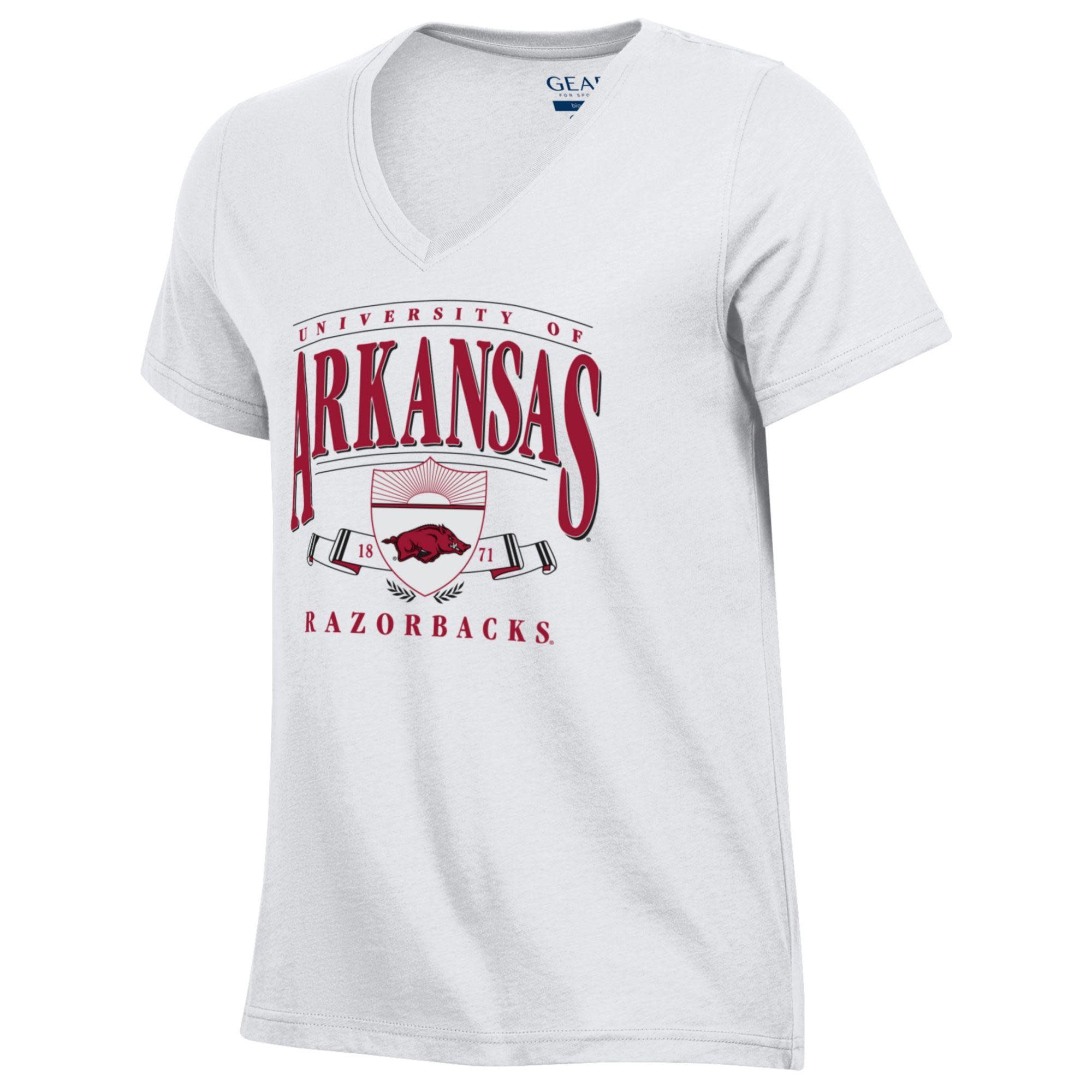 Gear For Sports Razorback Womens Ayla V−Neck
