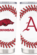 RFSJ Razorback 20 oz Baseball Full Color Running Hog and Baseball A Tumbler