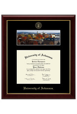 Church Hill University Of Arkansas Campus Scene Edition Diploma Frame