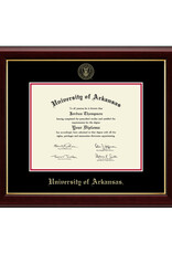 Church Hill University Of Arkansas Gold Embossed Diploma Frame