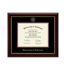 Church Hill University Of Arkansas Gold Embossed Diploma Frame