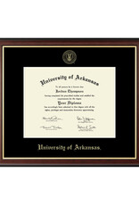 Church Hill University Of Arkansas Gold Embossed Single Mat Diploma Frame