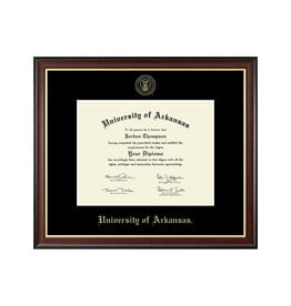 Church Hill University Of Arkansas Gold Embossed Diploma Frame