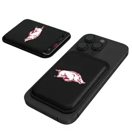 Keyscaper Razorback Insignia Black Magnetic Credit Card Phone Wallet