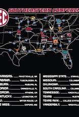 Champion Razorback SEC Conference Re-Alignment Map LST