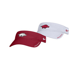 Razorback Authentic Softball Team Ace Performance Visor By Nike