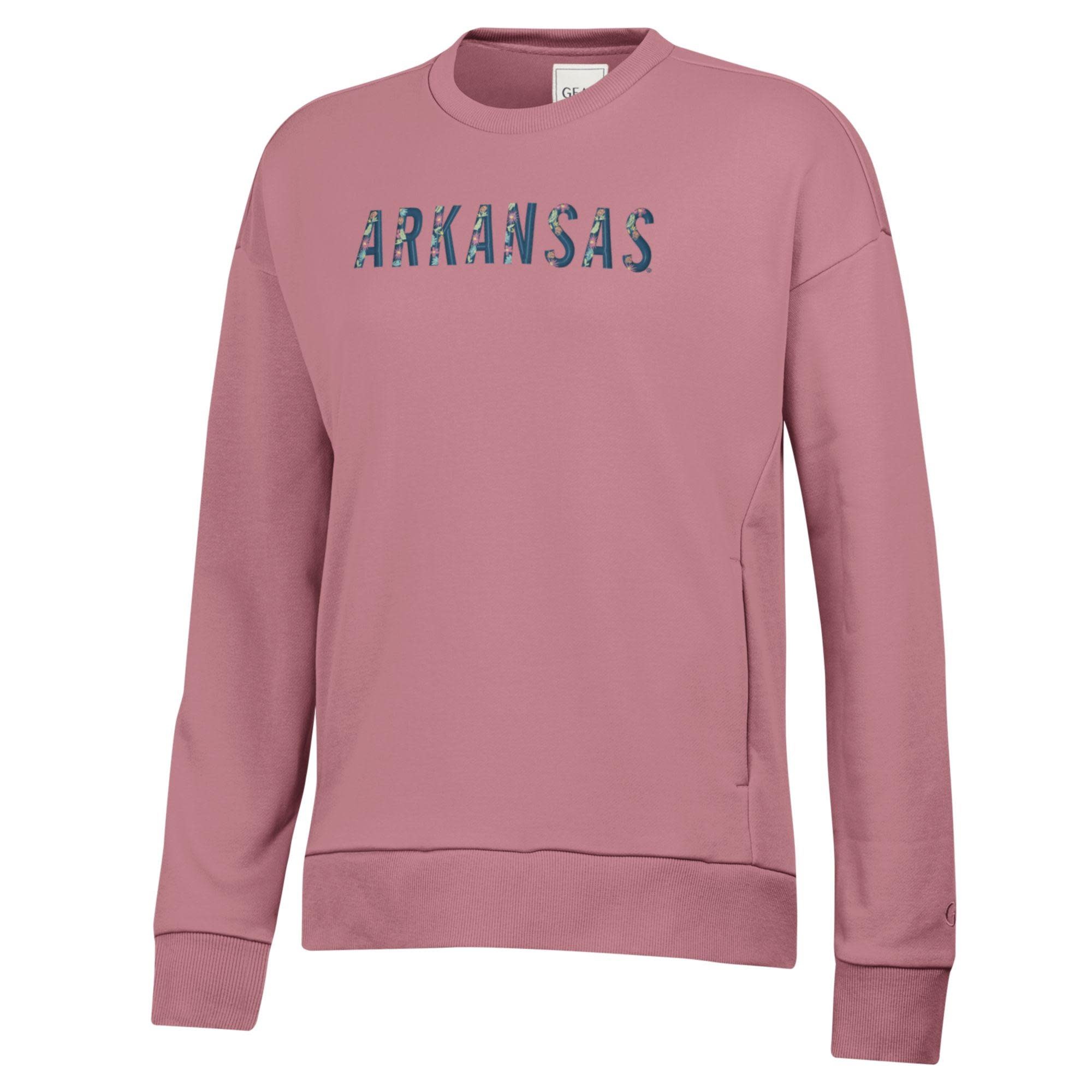 Gear For Sports Razorback Women's Big Cotton Everlee Crew