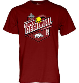 Blue 84 Razorback Softball 2025 Fayetteville Super Regional Tee