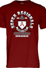 Blue 84 Razorback 2025 Fayetteville NCAA Baseball Super Regional Burn Back SST