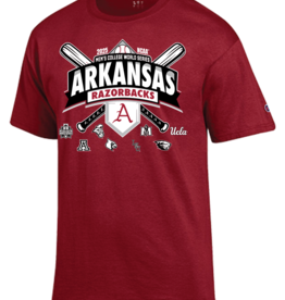 Champion Razorback Men's CWS Omaha 8 Teams