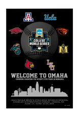 Pro Graphs Official 2025 Men's College World Series 24" X 36" Poster