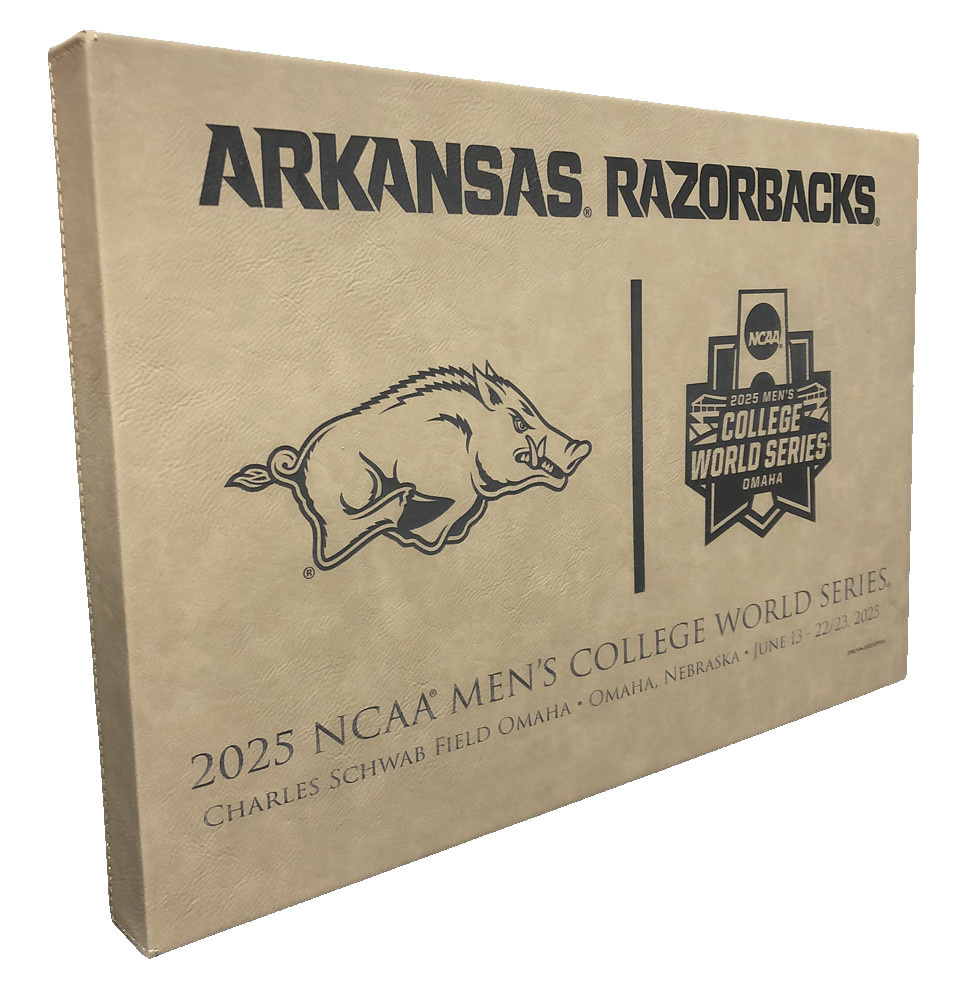 Pro Graphs Razorback 2025 Men's CWS 18" X 12" Gallery Wrapped Canvas